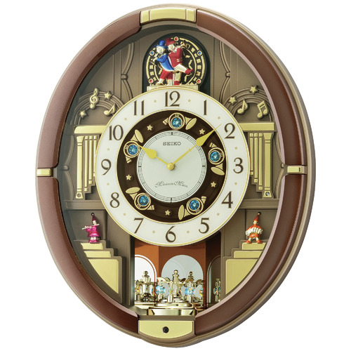 SeikoClocks 46.5cm Seiko Winona Musical Wall Clock Temple Webster